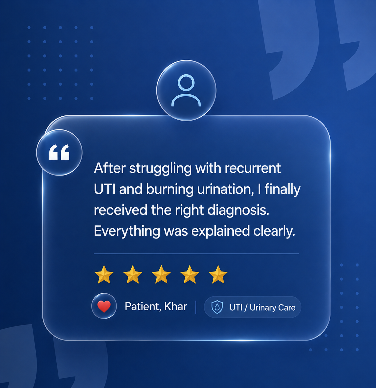 Patient testimonial about supportive and effective prostate treatment by Dr. Anand Utture in Mumbai